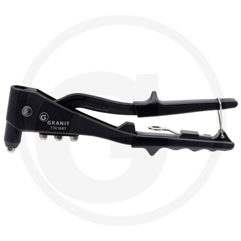 Image of  Gummi-Handgriff GRANIT BLACK EDITION Handnietzange, Länge 270 mm GRANIT BLACK EDITION Handnietzange, Länge 270 mm