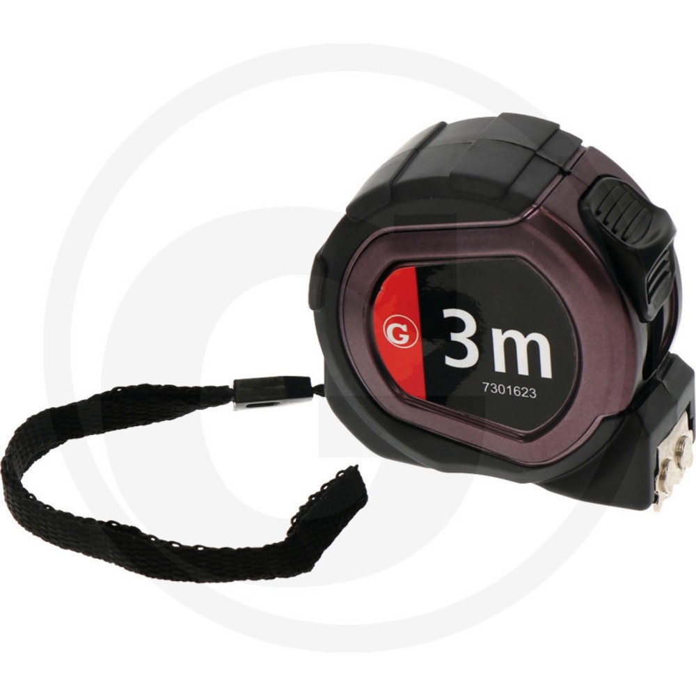 Image of  In 3 oder 5 m Länge erhältlichGRANIT BLACK EDITION Massband, Länge 3 m GRANIT BLACK EDITION Massband, Länge 3 m