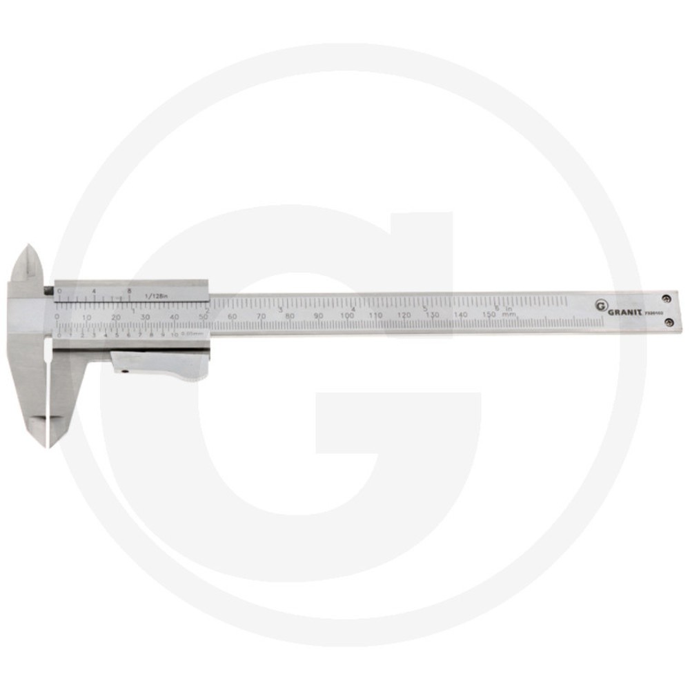 Image of  In stabiler KunststoffboxGRANIT BLACK EDITION Messschieber, Messbereich bis 150 mm GRANIT BLACK EDITION Messschieber, Messbereich bis 150 mm