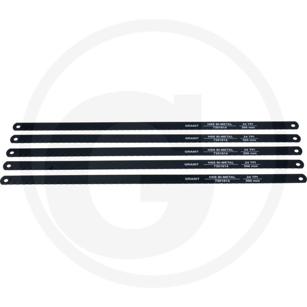 Image of  6 Stk/VEGRANIT BLACK EDITION Sägeblätter-Set, Länge 300 mm, 6 Stk/VE GRANIT BLACK EDITION Sägeblätter-Set, Länge 300 mm, 6 Stk/VE