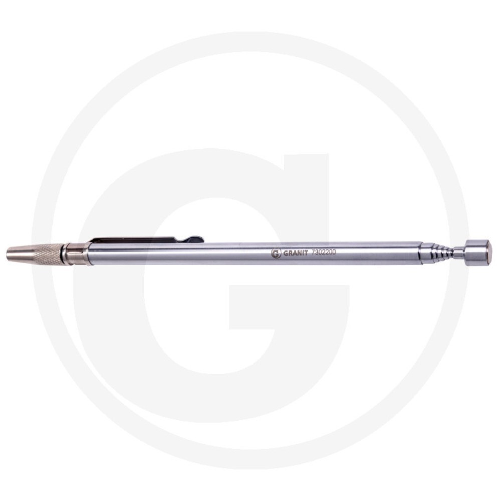 Image of  Kugelschreiber-ClipGRANIT BLACK EDITION Teleskop-Magnethalter, Aluminium, Länge 155-670 mm, TK 500 g GRANIT BLACK EDITION Teleskop-Magnethalter, Aluminium, Länge 155-670 mm, TK 500 g