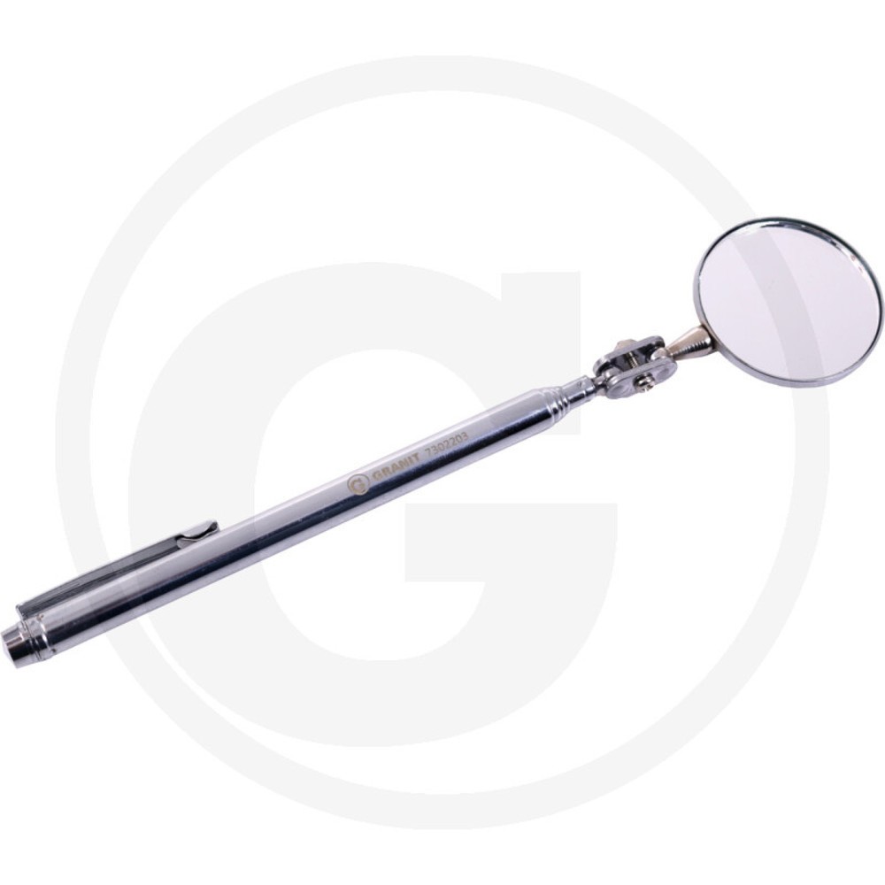 Image of  Spiegel-Ø: 38 mmGRANIT BLACK EDITION Teleskop-Spiegel, Edelstahl, Länge 186-534 mm, Ø 38 mm GRANIT BLACK EDITION Teleskop-Spiegel, Edelstahl, Länge 186-534 mm, Ø 38 mm