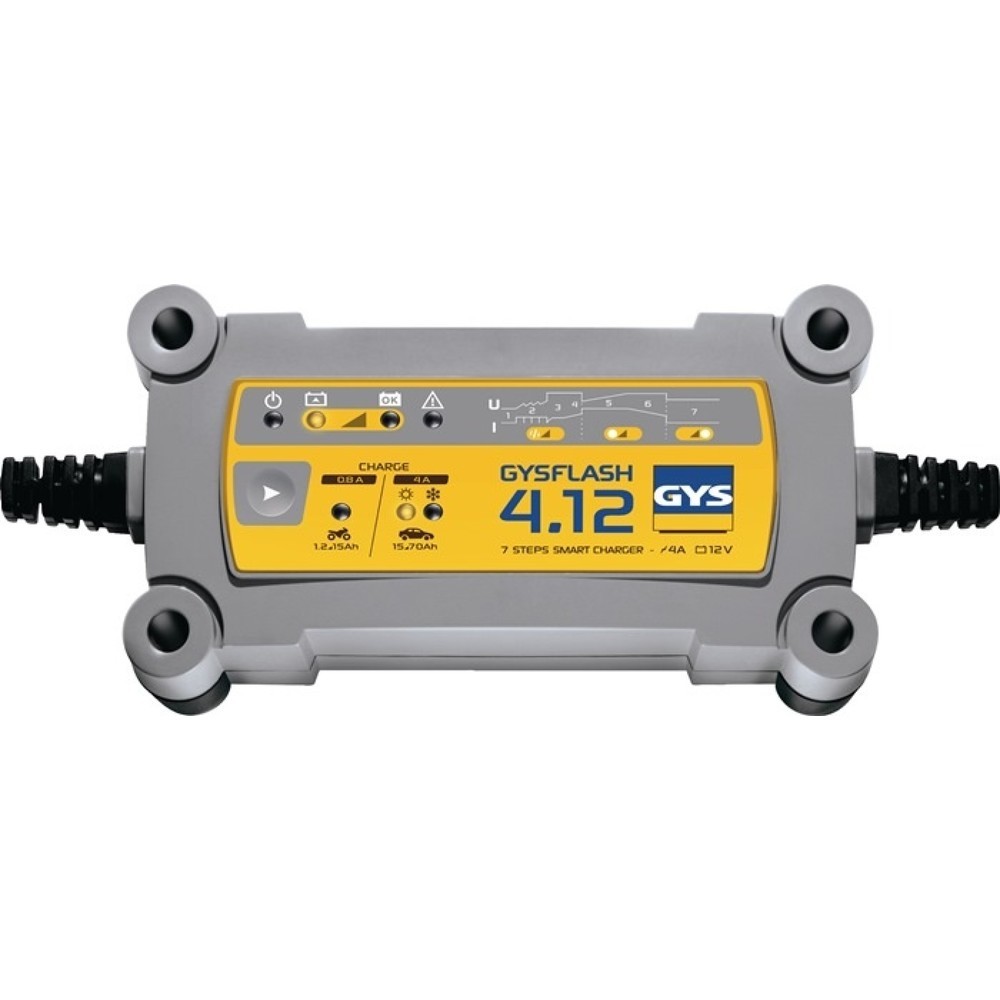 Image of  prüfpflichtig: jaGYS Batterieladegerät GYSFLASH 4.12, 0,8-4,0 A, 12 V GYS Batterieladegerät GYSFLASH 4.12, 0,8-4,0 A, 12 V