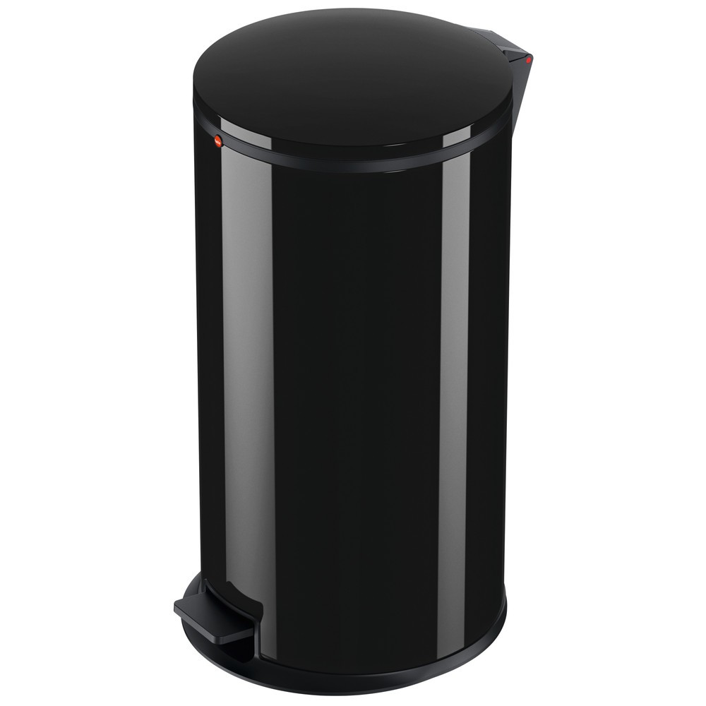 Image of  Tragegriff im Scharnier integriertHailo Design-Tret-Abfallsammler Pure XL, 44 Liter, schwarz Hailo Design-Tret-Abfallsammler Pure XL, 44 Liter, schwarz