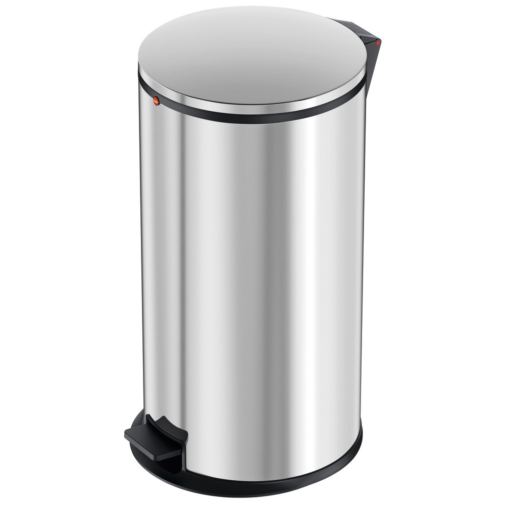 Image of  Tragegriff im Scharnier integriertHailo Design-Tret-Abfallsammler Pure XL, 44 Liter, Edelstahl Hailo Design-Tret-Abfallsammler Pure XL, 44 Liter, Edelstahl