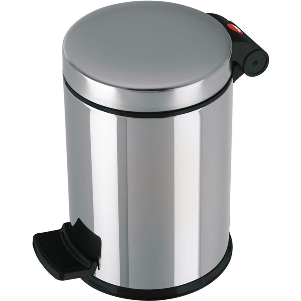 Image of  innenliegende TretmechanikTretabfallsammler 12l D280xH360mm VA pol. Tretabfallsammler 12l D280xH360mm VA pol.