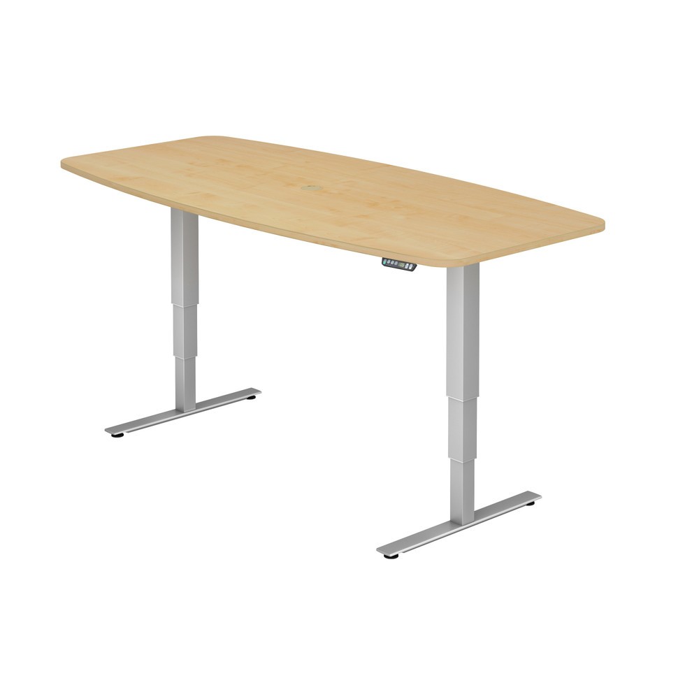 Image of  Anlieferzustand: zerlegt, einfache MontageHammerbacher Konferenztisch mit Memoryschalter, Ahorn Hammerbacher Konferenztisch mit Memoryschalter, Ahorn