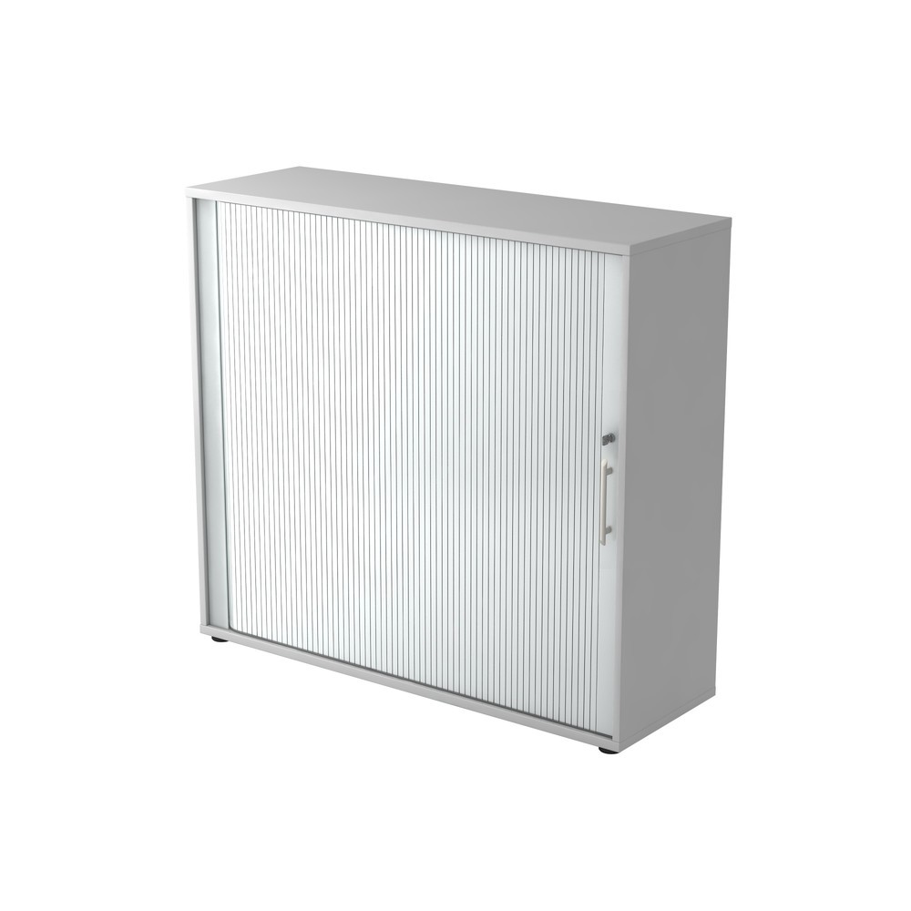 Image of  Anlieferzustand: zerlegt, teilmontiertHammerbacher Rollladenschr.hor. 3OH 120cm RE Grau/Silber Hammerbacher Rollladenschr.hor. 3OH 120cm RE Grau/Silber