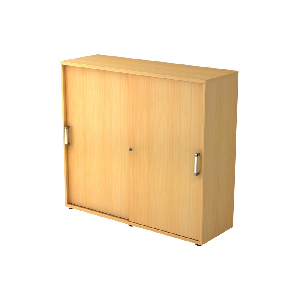 Image of  Anlieferzustand: zerlegt, teilmontiertHammerbacher Schiebetürschrank 3OH 120cm CE Buche/Buche Hammerbacher Schiebetürschrank 3OH 120cm CE Buche/Buche