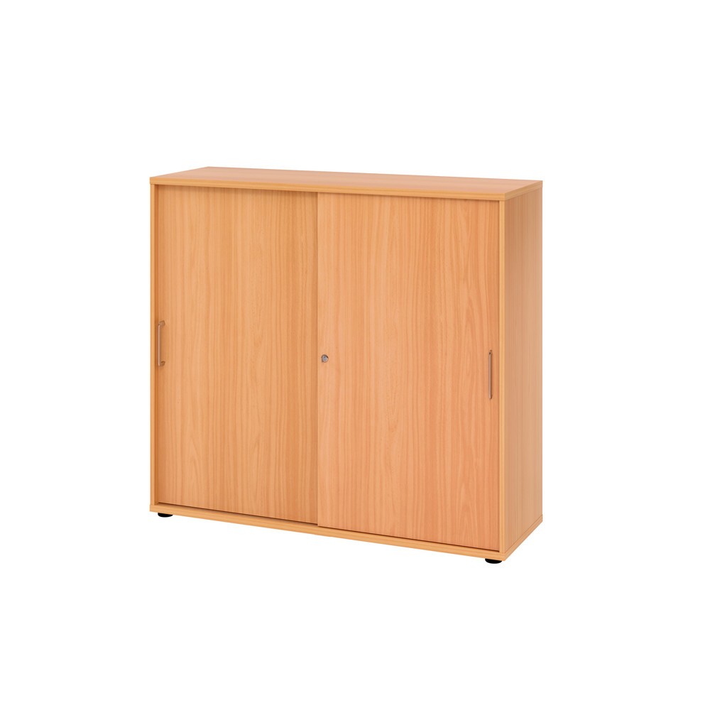 Image of  Anlieferzustand: zerlegt, teilmontiertHammerbacher Schiebetürschrank 3OH 120cm BS Buche/Buche Hammerbacher Schiebetürschrank 3OH 120cm BS Buche/Buche