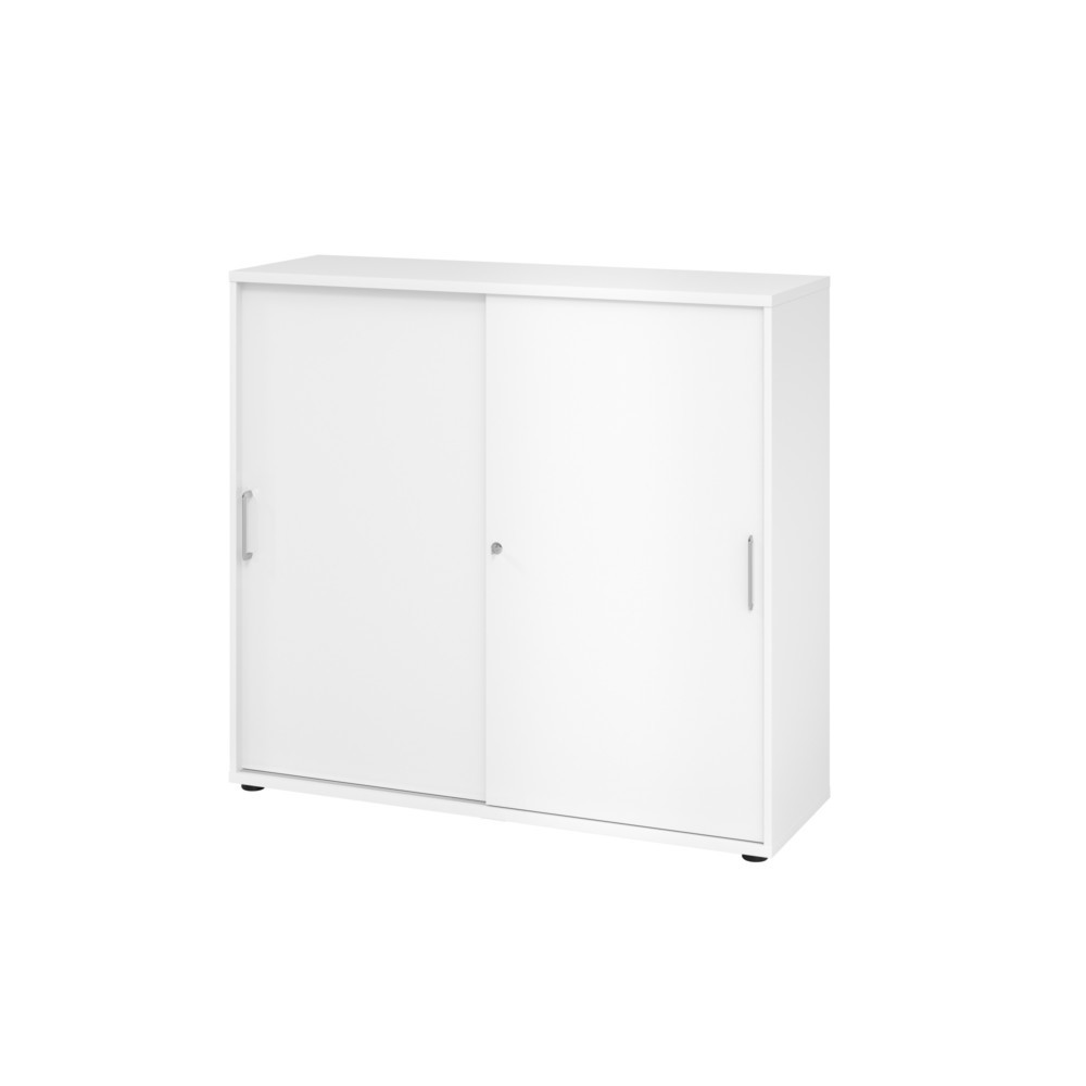 Image of  Anlieferzustand: zerlegt, teilmontiertHammerbacher Schiebetürschrank 3OH 120cm BS Weiss/Weiss Hammerbacher Schiebetürschrank 3OH 120cm BS Weiss/Weiss