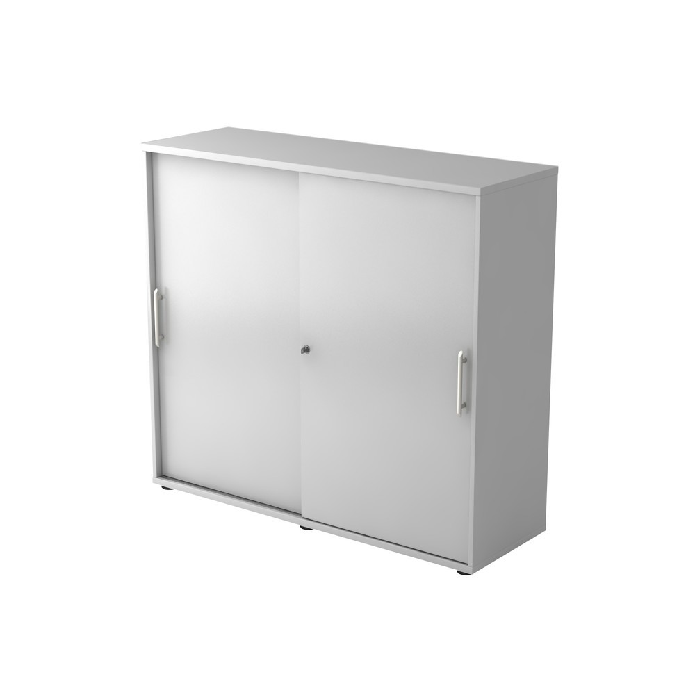 Image of  Anlieferzustand: zerlegt, teilmontiertHammerbacher Schiebetürschrank 3OH 120cm RE Grau/Grau Hammerbacher Schiebetürschrank 3OH 120cm RE Grau/Grau