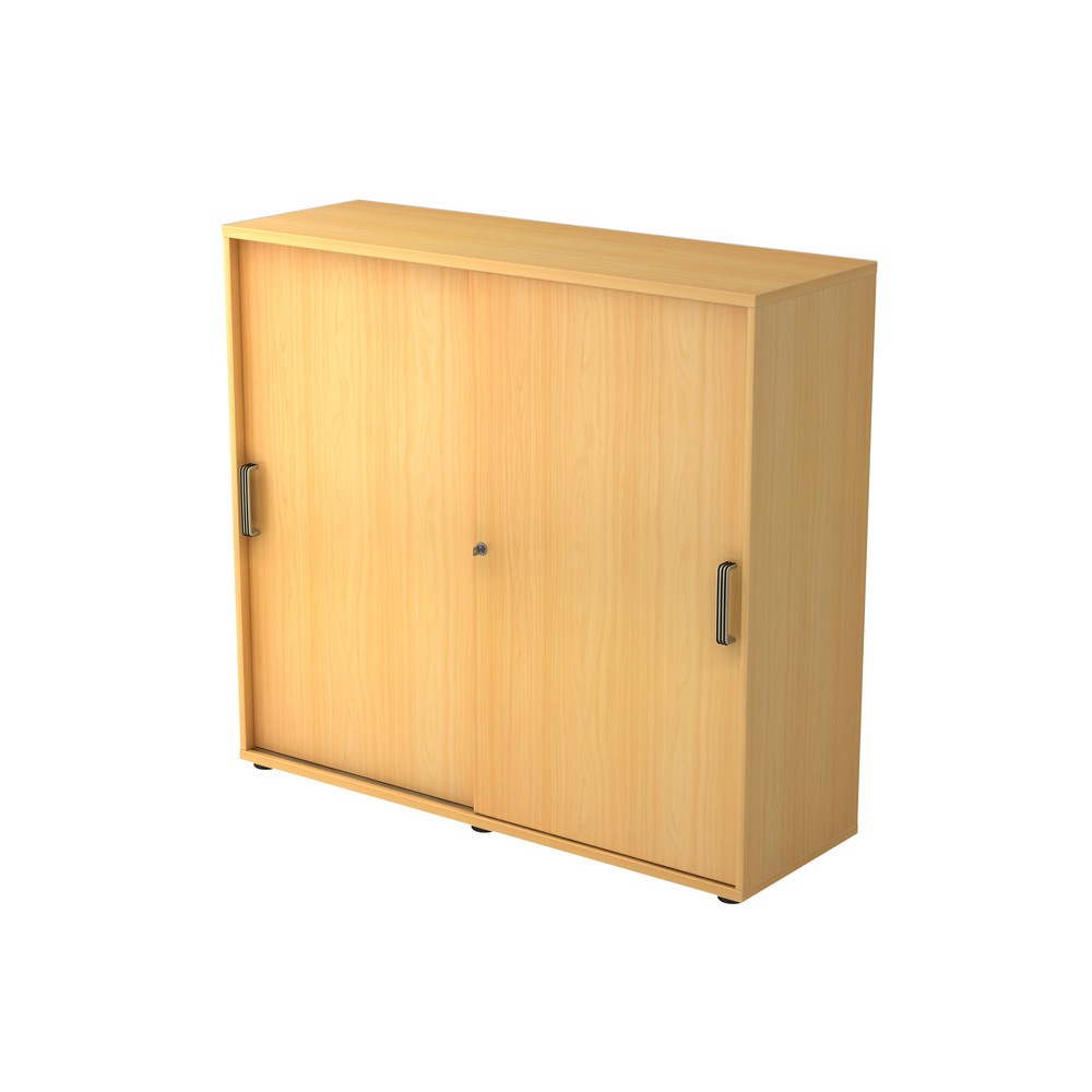 Image of  Anlieferzustand: zerlegt, teilmontiertHammerbacher Schiebetürschrank 3OH 120cm SG Buche/Buche Hammerbacher Schiebetürschrank 3OH 120cm SG Buche/Buche