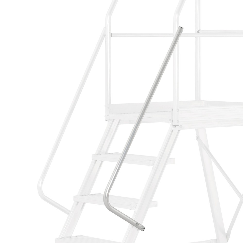 Image of  Für einseitige und doppelseitige Podestleitern geeignetHandlauf für Podesttreppe HYMER, für 4+5 Stufen Handlauf für Podesttreppe HYMER, für 4+5 Stufen