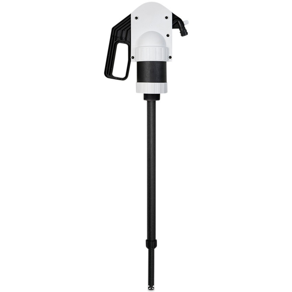 Image of Rasche Öl-Förderung aus verschiedenen Gebindegrössen bis 200 Liter Mit der Handpumpe SAMOA-HALLBAUER Öl können Sie Medien aus Gebinden netzunabhängig und bequem aus Behältnissen pumpen. Dank eines 3-teiligen Teleskoprohres ist die Förderung aus unterschie