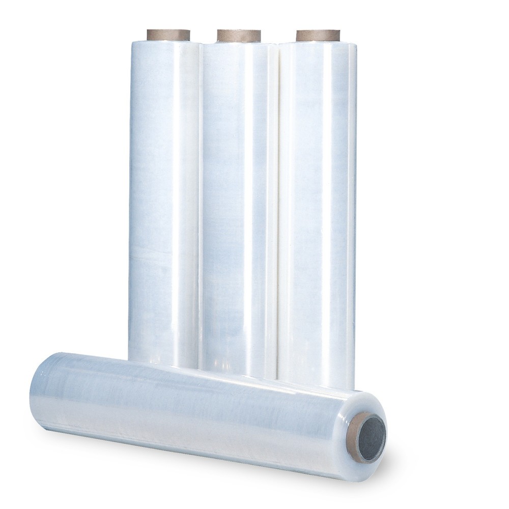 Image of Paletten günstig sichern: mit vielseitiger Handstretchfolie Für den wirtschaftlichen Transport von Paletten gibt es mit der Handstretchfolie eine sichere Verpackungslösung. Die Folie schützt Ihre Palettenware vor Schmutz, Feuchtigkeit oder Diebstahl. Dank