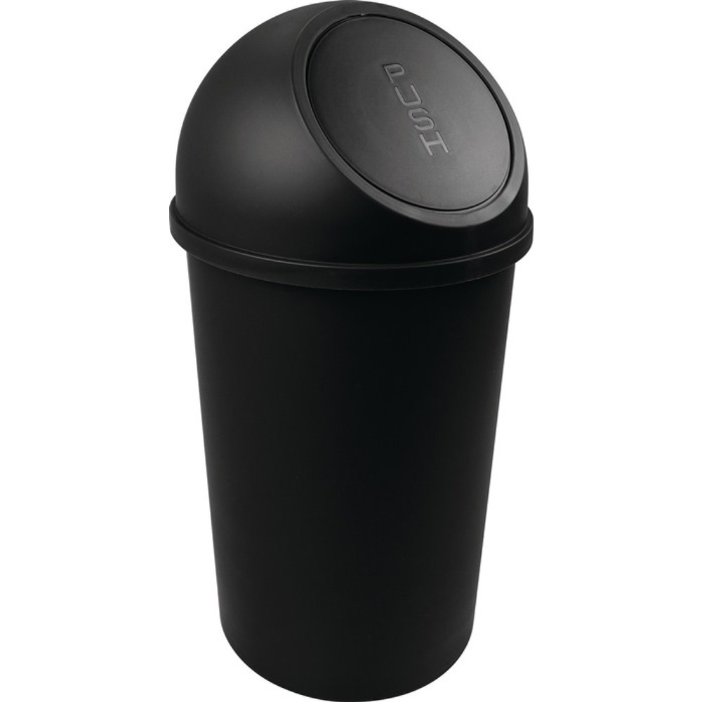 Image of  Kopfteil abnehmbarHELIT Abfallbehälter, 25 l schwarz, H615xØ312mm HELIT Abfallbehälter, 25 l schwarz, H615xØ312mm
