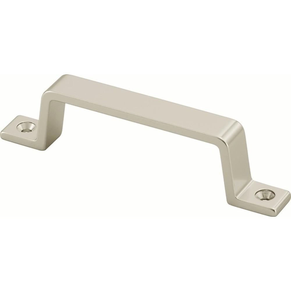 Image of  Anzahl Löcher: 4HERMETA Handgriff 420 Ausladung 23 mm, Aluminium neusilberfarbig eloxiert, Länge 110 mm Breite 13 mm, Anzahl Löcher 2 HERMETA Handgriff 420 Ausladung 23 mm, Aluminium neusilberfarbig eloxiert, Länge 110 mm Breite 13 mm, Anzahl Löcher 2