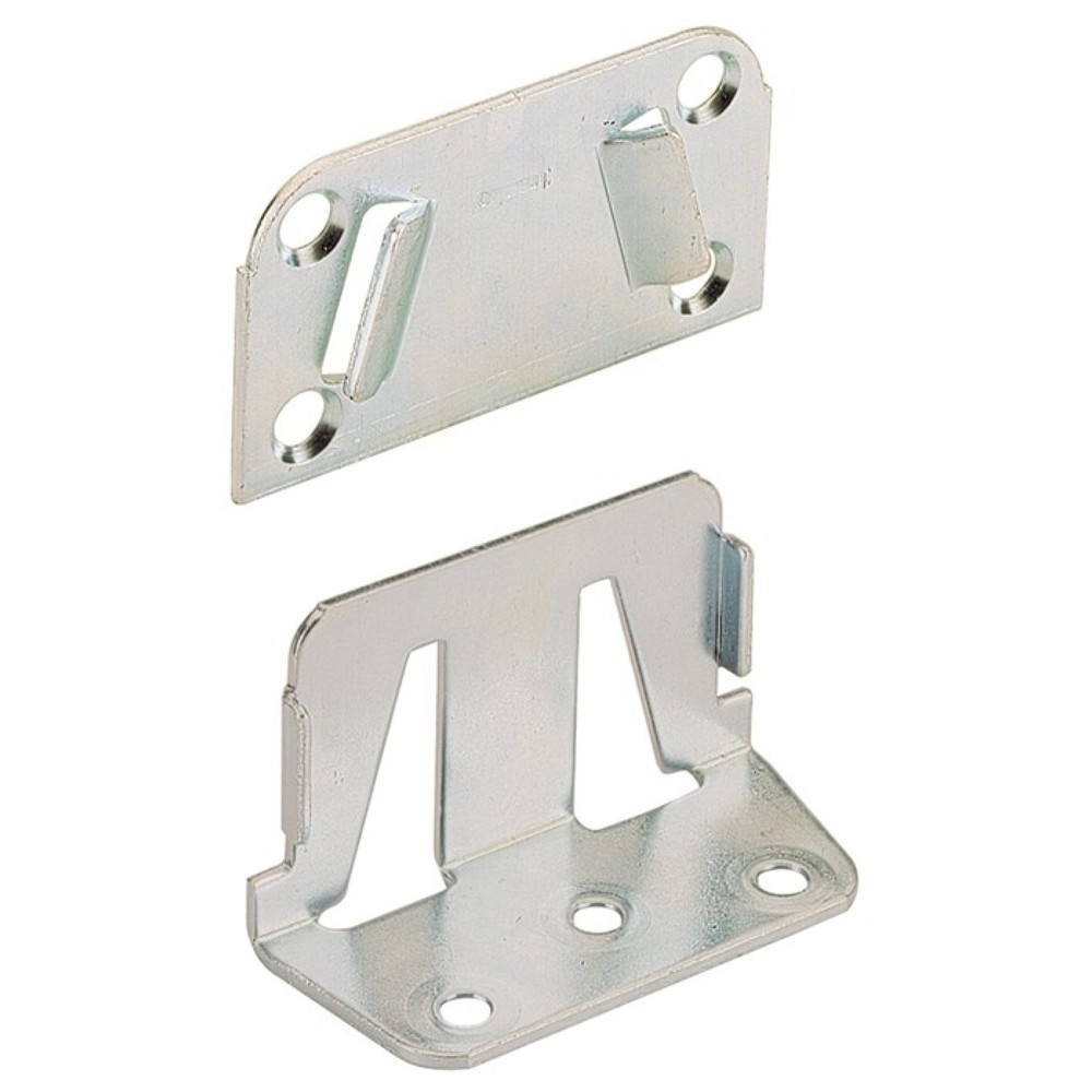 Image of  Oberfläche: verzinktHETTICH Mittelbalkenverbinder für Betten, Stahl verzinkt HETTICH Mittelbalkenverbinder für Betten, Stahl verzinkt