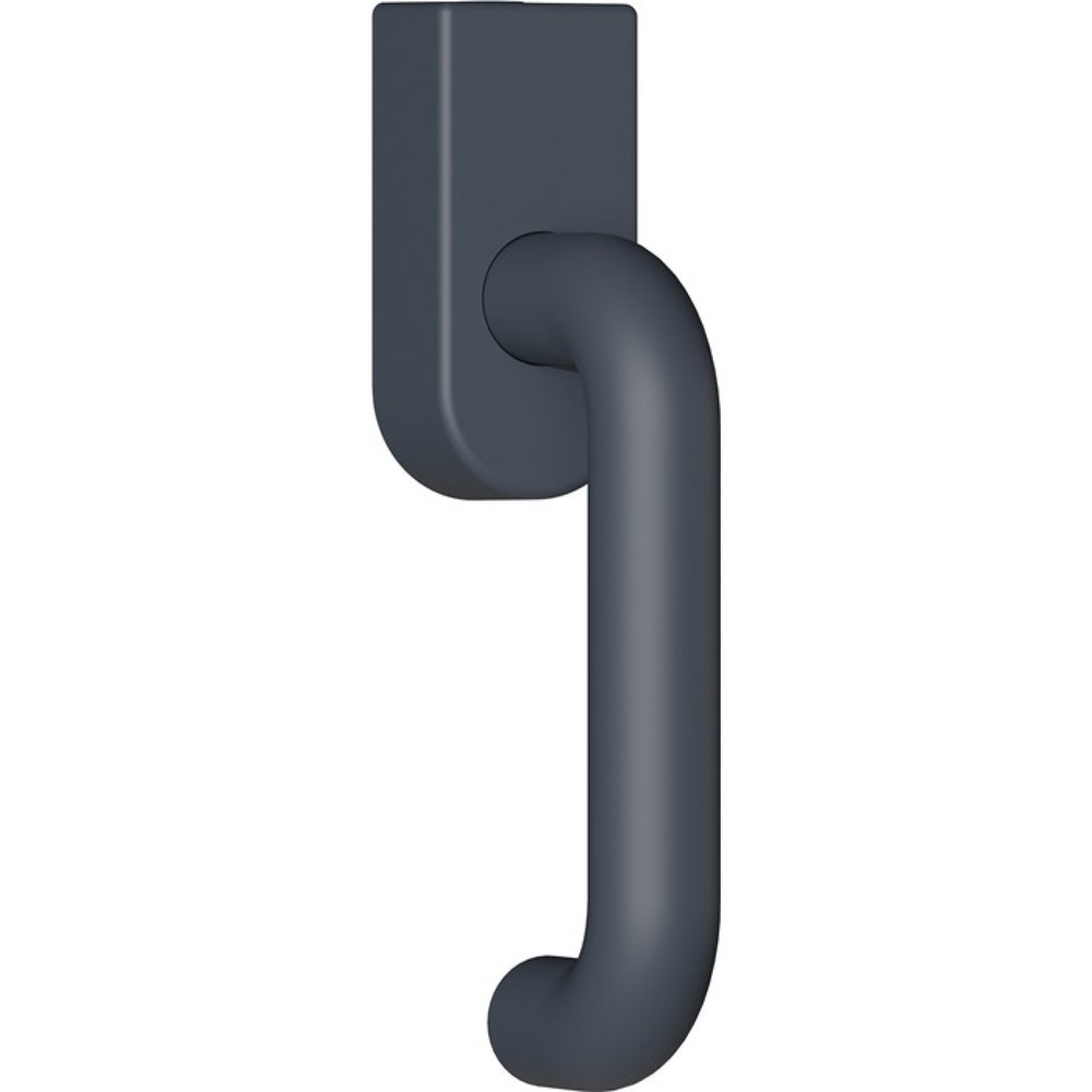 Image of  Prüfung: DIN EN 13126 Teil 3 DIN EN 1627 - 1630 RC1 - RC6HEWI Fenstergriff 111PBFGA, 30 mm, Polyamid 92 anthrazitgrau matt, abschliessbar HEWI Fenstergriff 111PBFGA, 30 mm, Polyamid 92 anthrazitgrau matt, abschliessbar