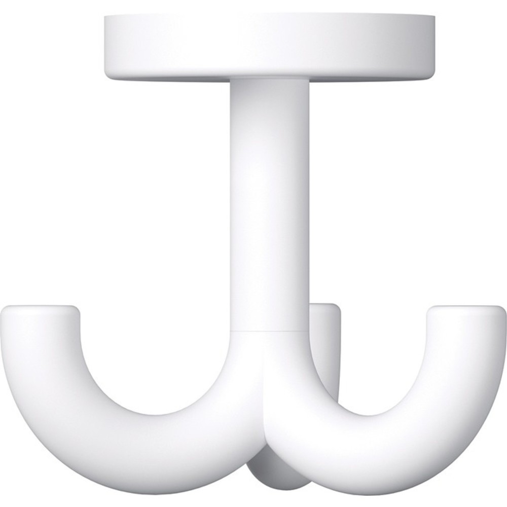 Image of  Lieferung ohne Schrauben und DübelHEWI Handtuchhaken 477, Länge 75 mm Polyamid matt, drehbar Höhe 70 mm Breite 75 mm, 98 signalweiss Ø 50 mm HEWI Handtuchhaken 477, Länge 75 mm Polyamid matt, drehbar Höhe 70 mm Breite 75 mm, 98 signalweiss Ø 50 mm