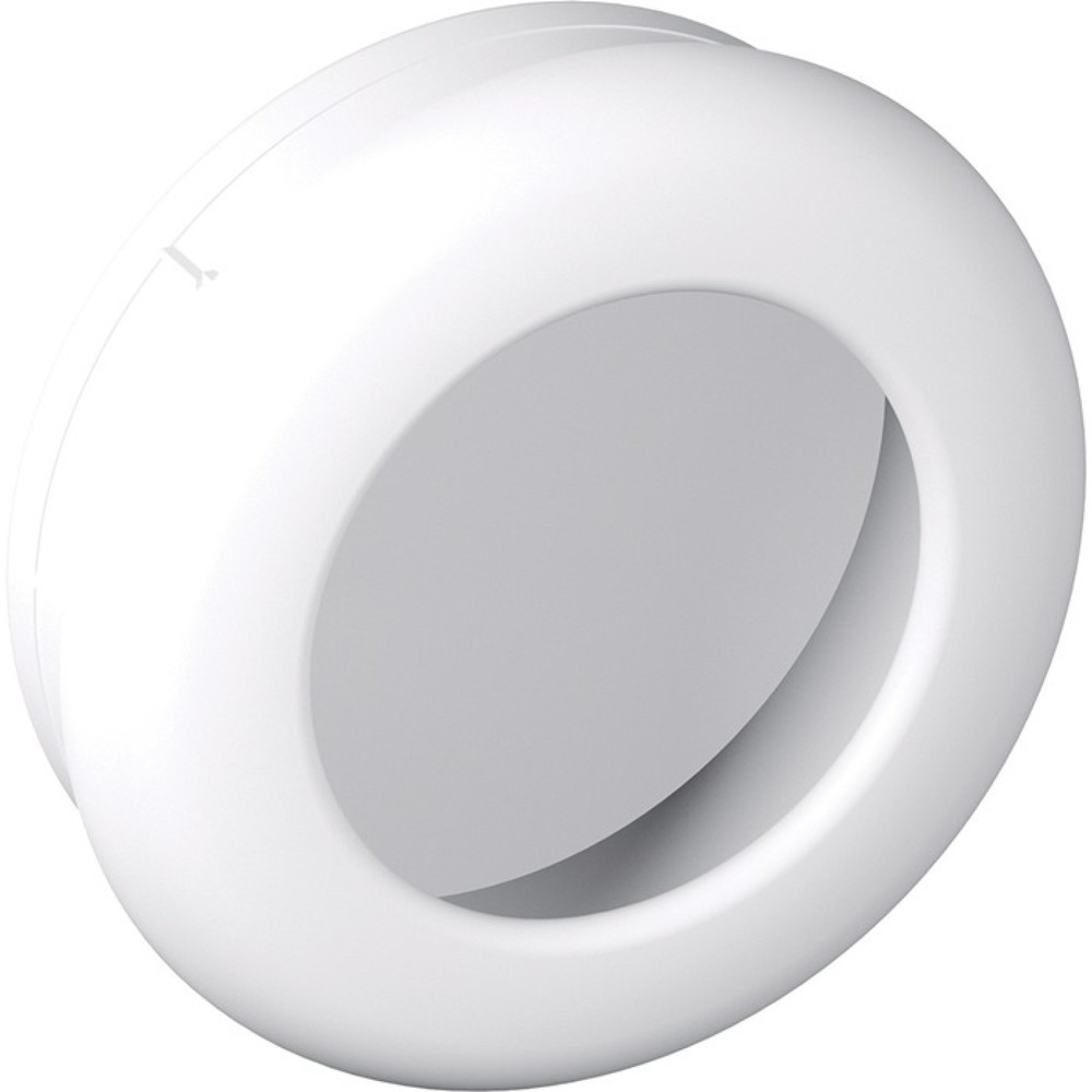 Image of  Aussendurchmesser: 60mmHEWI Schiebetürmuschel 538.60MLB, Türstärke ab 22 mm passend für Holztüren, Polyamid 98 signalweiss matt rund, Einlass-Ø 55 mm HEWI Schiebetürmuschel 538.60MLB, Türstärke ab 22 mm passend für Holztüren, Polyamid 98 signalweiss matt