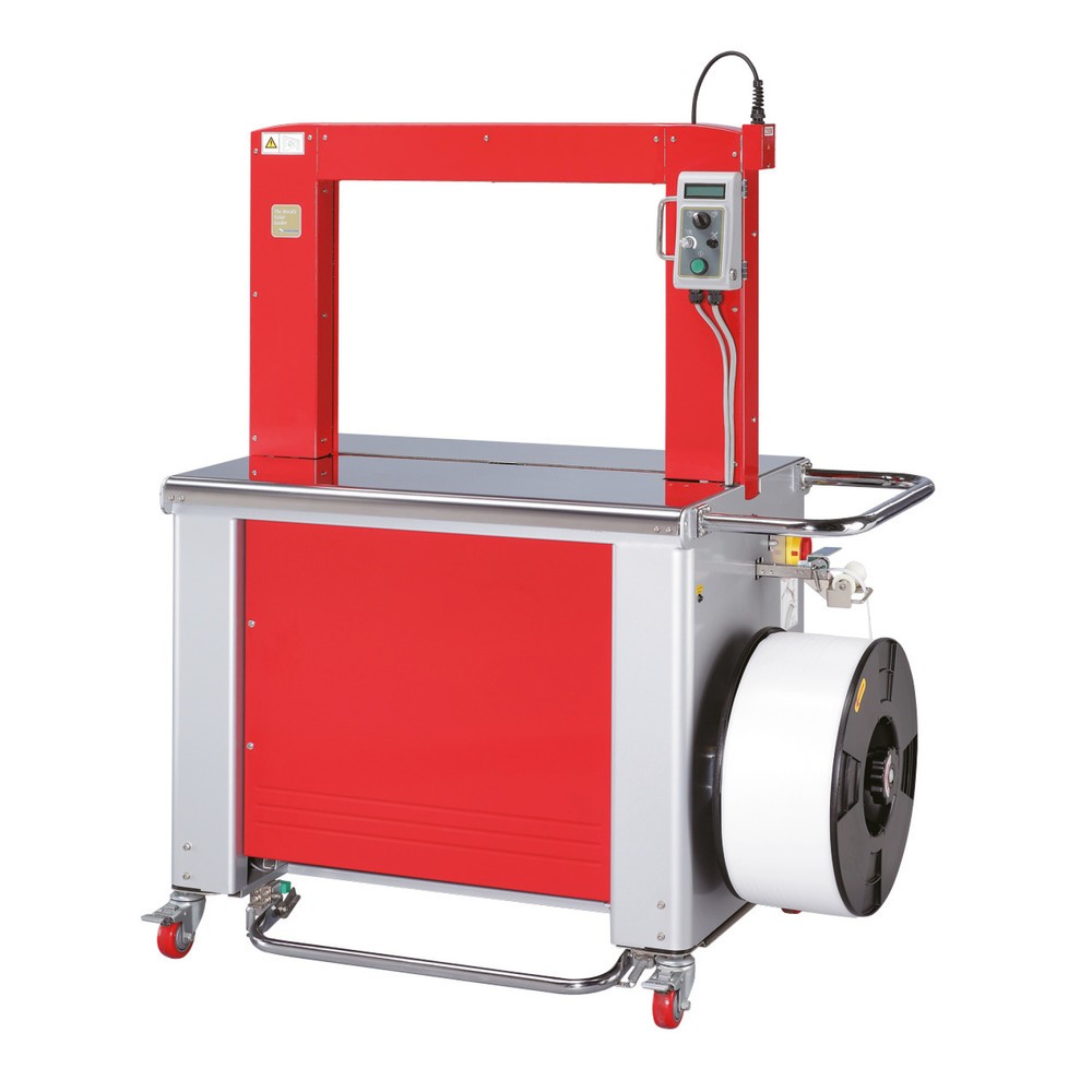 Image of Umreifungsmaschine TP-702 – Pakete mit Highspeed für sicheren Versand fixieren Schnell, schneller, Highspeed-Umreifungsautomat TP-702: Mit 60 Umreifungen/Minute überzeugt dieses hochwertige Gerät beim Verzurren Ihres Packguts. Stellen Sie die gewünschte B