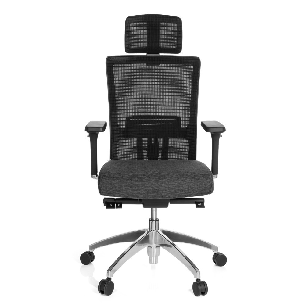 Image of ASTRA LUX - gesundes Sitzen mit Komfort Der ergonomische Designerbürostuhl ASTRA LUX verbindet höchsten Sitzkomfort, Design mit hochwertiger Verarbeitung. Die individuellen Einstellmöglichkeiten wie Sitztiefe und -höhe, Kopfstütze sowie die 5-fach-arretie
