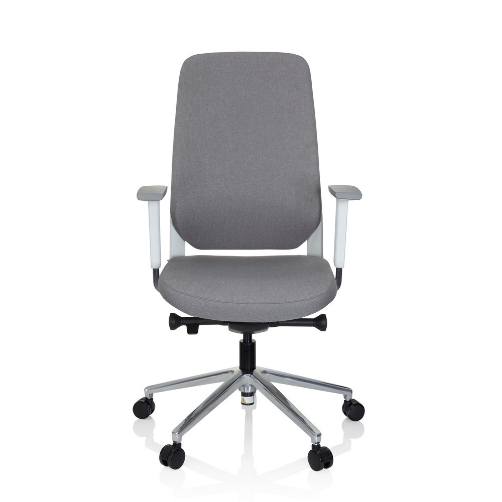 Image of CHIARO T4 WHITE - Ergonomie und höchster Komfort in strahlendem Gewand! Der moderne Profibürostuhl CHIARO T4 WHITE integriert sich dank des stylischen Designs perfekt in jeden Büroraum. Zahllose Verstellmöglichkeiten, z. B. von Sitztiefe, Sitzhöhe, Tiefe 