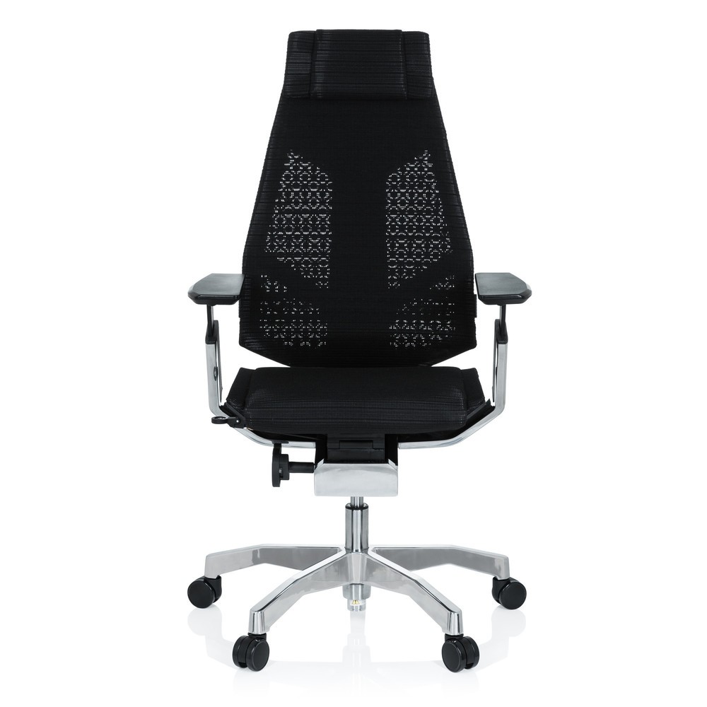 Image of GENIDIA PRO: Ergonomisch Sitzen auf einem High-Tech Bürostuhl! Das Highlight auf dem Markt der Bürostühle! Der GENIDIA PRO bietet modernste Technik elegant verpackt in einem unglaublich attraktiven Design. Die gewollt kantige Formgebung des Rahmens wirkt 