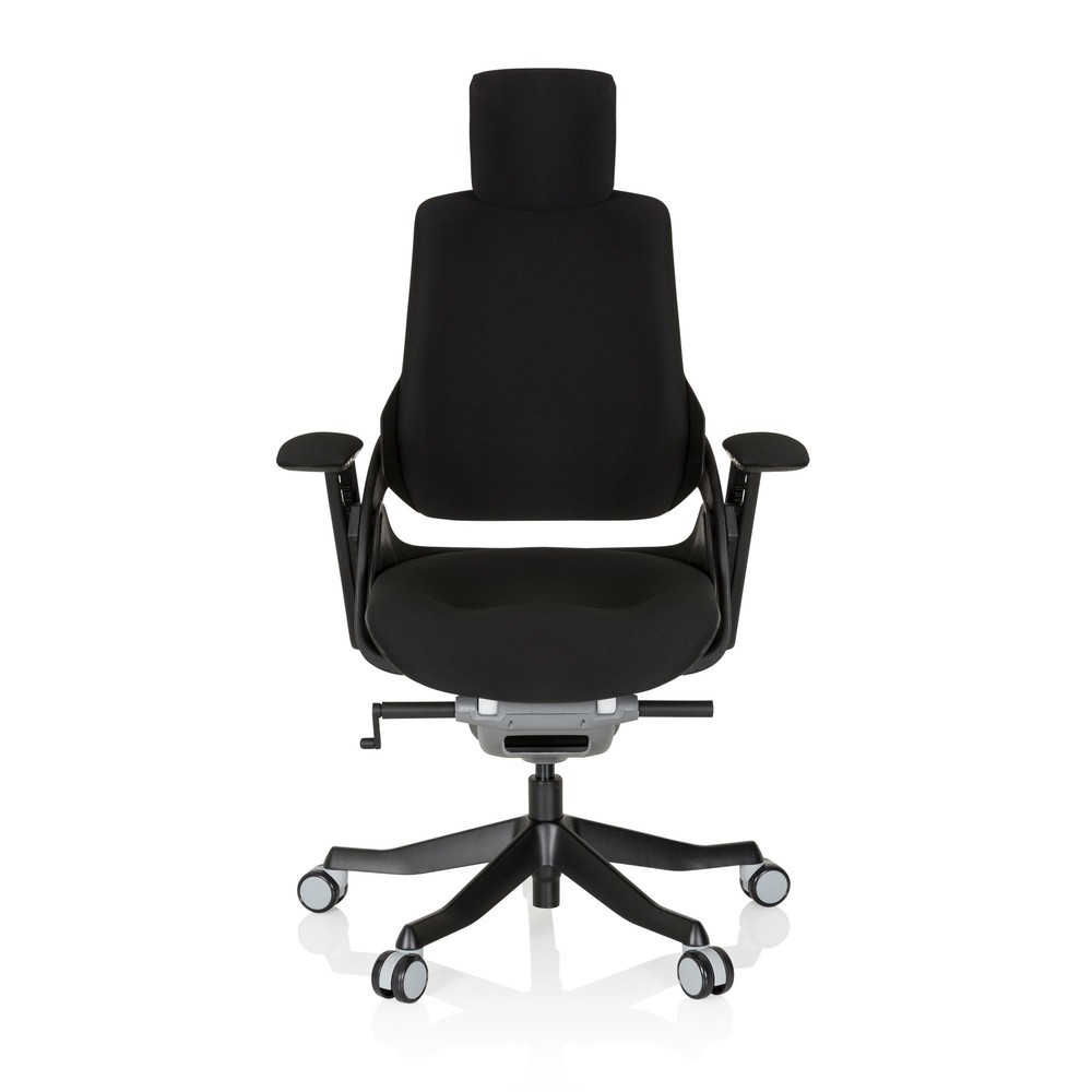 Image of SPEKTRE BLACK – Futuristischer Bürostuhl mit innovativer Mechanik Erleben Sie ein neues Sitzen. Der SPEKTRE BLACK kombiniert hochwertige Verarbeitung mit neuartiger Technologie. Die Slide-Synchronmechanik erlaubt eine fliessende Bewegung beim Zurücklehnen