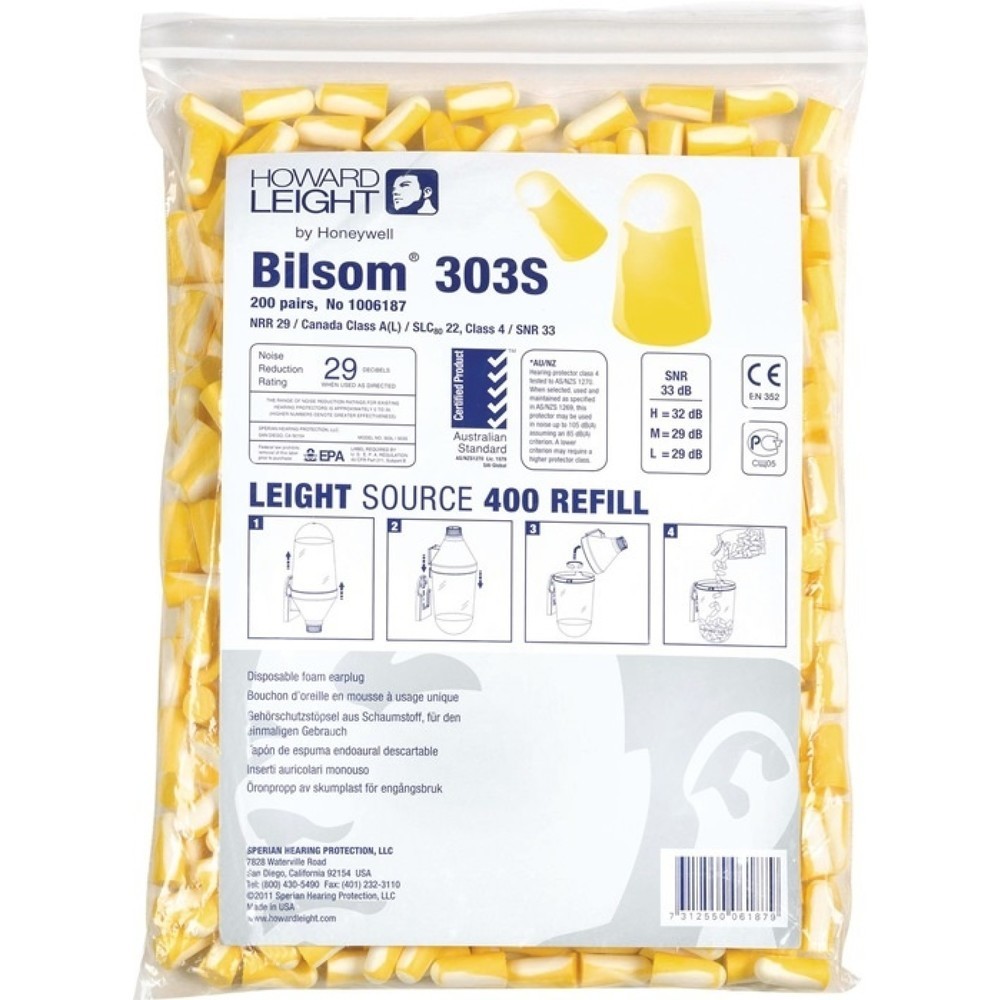 Image of  passend für: 4000 370 326HONEYWELL Gehörschutzstöpsel Bilsom 303S EN 352-2 HONEYWELL Gehörschutzstöpsel Bilsom 303S EN 352-2