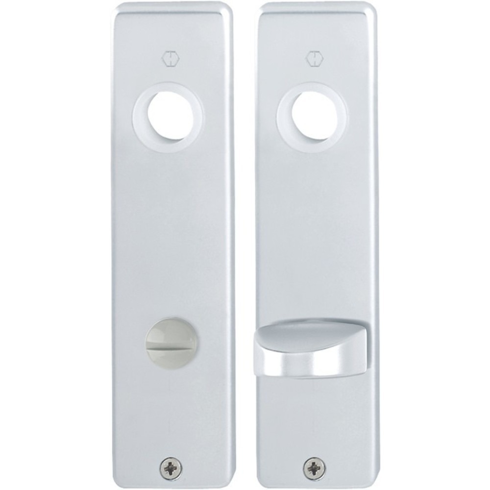 Image of  Ausführung: PaarHOPPE Kurzschildpaar 202KP/AP, SK/OL, Aluminium F1 HOPPE Kurzschildpaar 202KP/AP, SK/OL, Aluminium F1