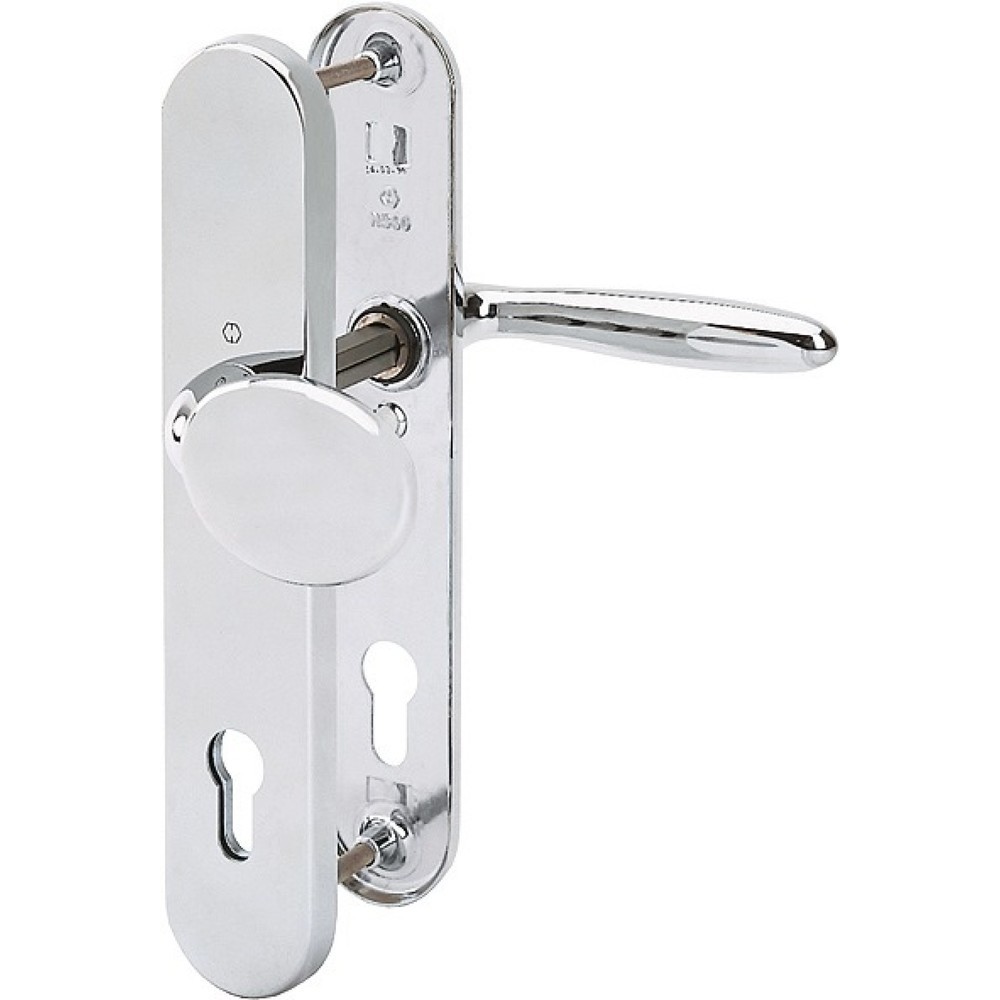 Image of  Farb-Nr.: F77-RHOPPE Schutzgarnitur Pisa M76G/361A/360/151, 92 mm, Messing F49, 67-72 mm HOPPE Schutzgarnitur Pisa M76G/361A/360/151, 92 mm, Messing F49, 67-72 mm