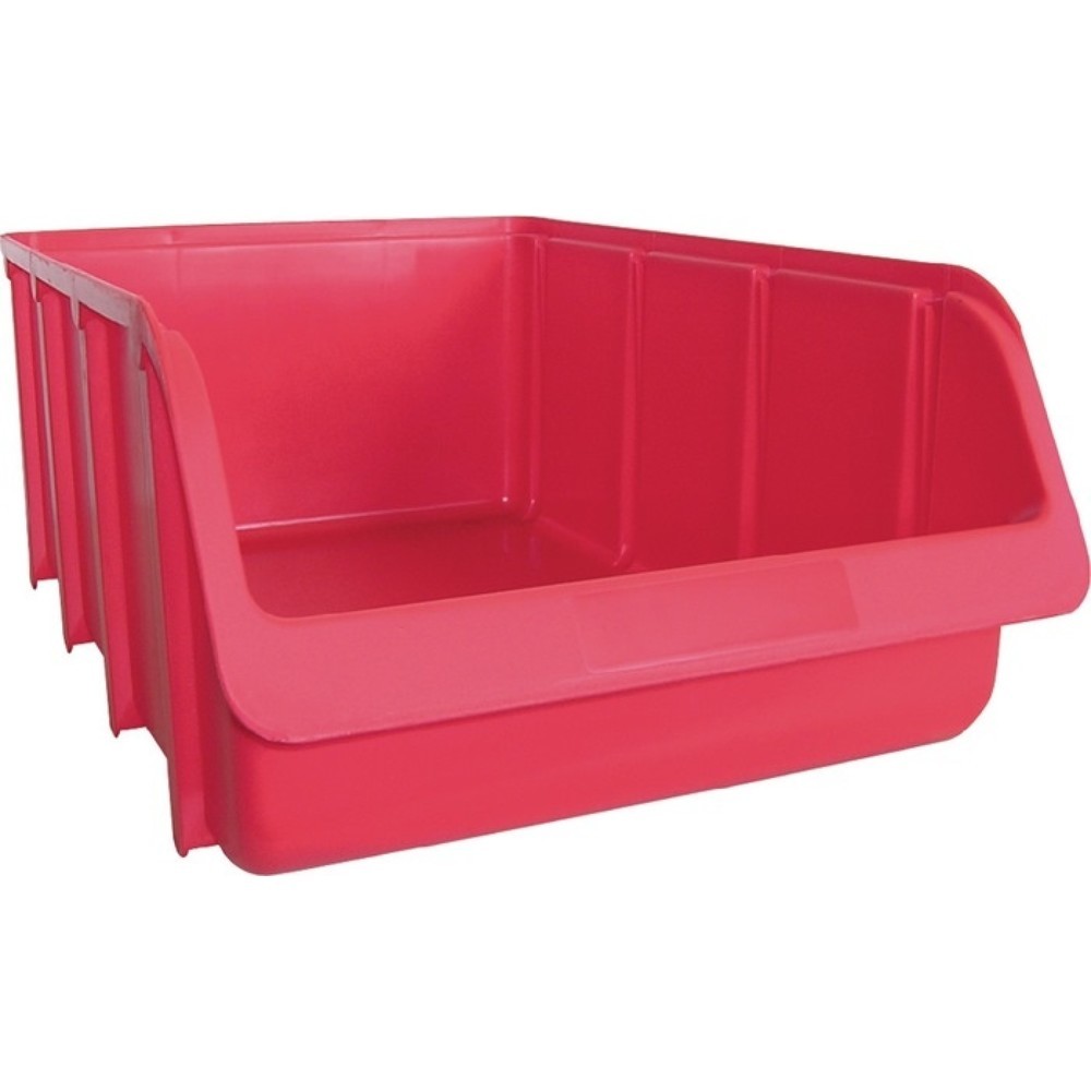 Image of  Auflast: 136kgHÜNERSDORFF Sichtlagerkasten, PP rot, L489/422xB312xH184mm, stapelbar HÜNERSDORFF Sichtlagerkasten, PP rot, L489/422xB312xH184mm, stapelbar