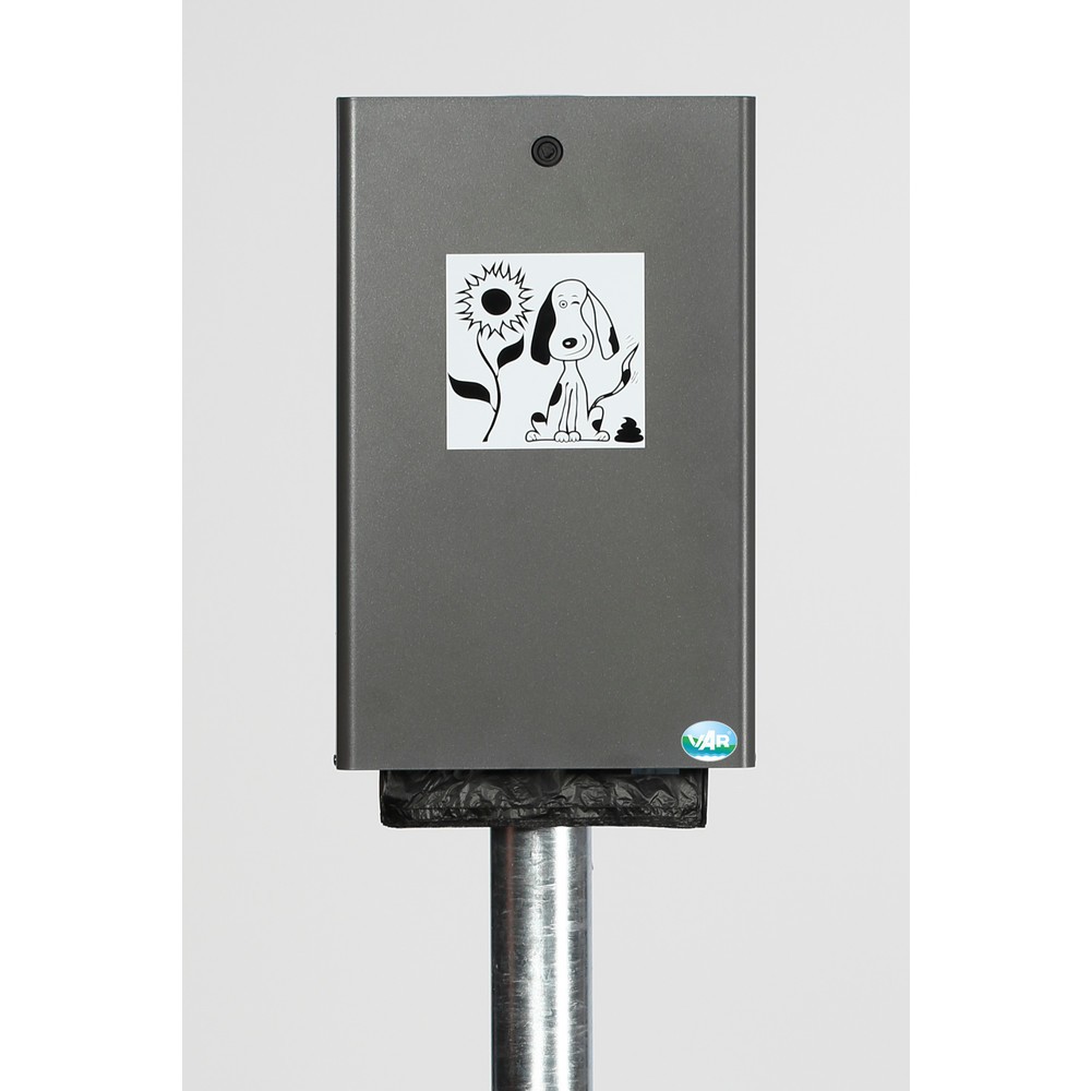 Image of Abschliessbarer Hundekotbeutelspender für 200 Beutel Wer mit Hund Gassi geht, dem stellt sich irgendwann die Frage: Wohin mit dem “Häufchen“? Der Hundekotbeutelspender VAR® DS 2 bietet Ihnen eine einfache Spender-Lösung mit Platz für 200 Beutel. Von ausse