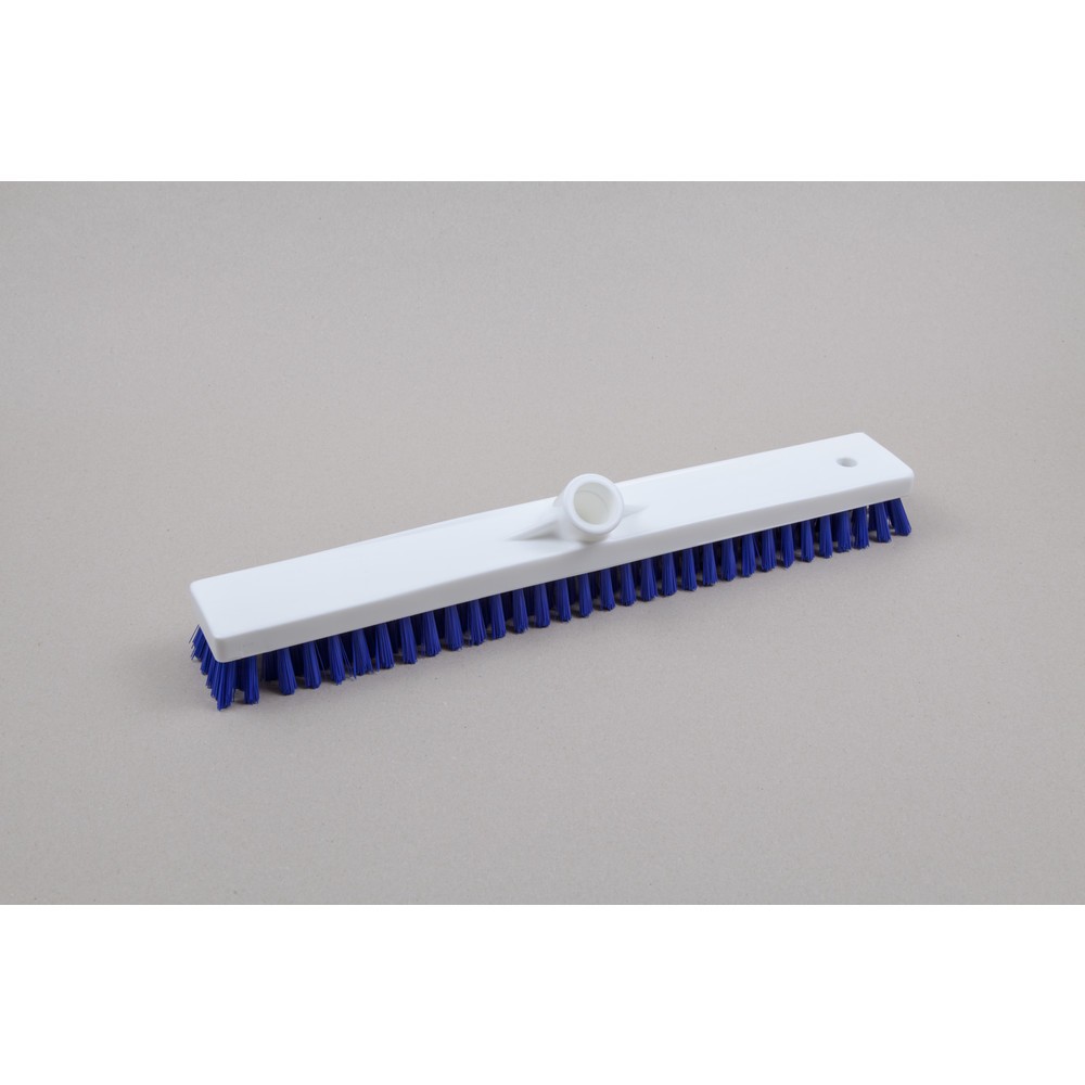 Image of  Resistent gegen viele Säuren/LaugenHygiene-Schrubber/-Wischer, Kunststoff, dt. Gewinde, Polyesterborsten 0.50, hart, 450 mm, blau Hygiene-Schrubber/-Wischer, Kunststoff, dt. Gewinde, Polyesterborsten 0.50, hart, 450 mm, blau