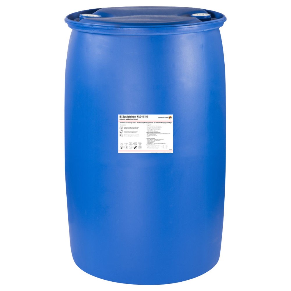 Image of Optimal abgestimmt für den Einsatz in Bodenreinigungsmaschinen Der IBS-Werkstattbodenreiniger WAS 40.100 ist ein alkalisches Reinigungsmittel auf wässriger Basis (Konzentrat), das sich branchenübergreifend für Industrie-, Hallen- und Werkstattböden eignet
