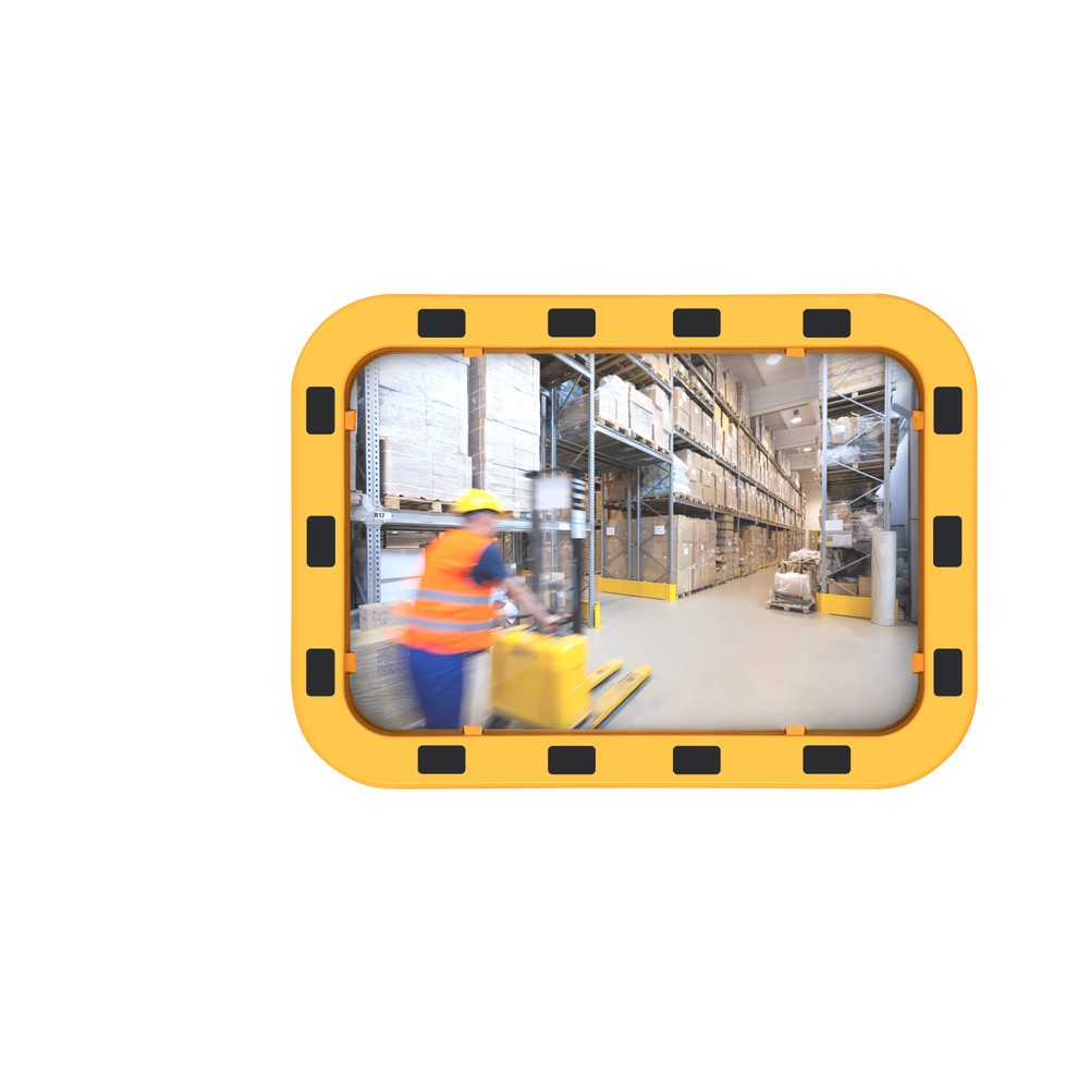 Image of Für mehr Sicherheit im industriellen Innenbereich: der Raumspiegel EUvex Egal ob an Engstellen, unübersichtlichen Kreuzungen oder Knotenpunkten: Der Industriespiegel EUvex bietet Ihnen durch seine hochwertige optische Spiegelfläche einen guten Überblick. 