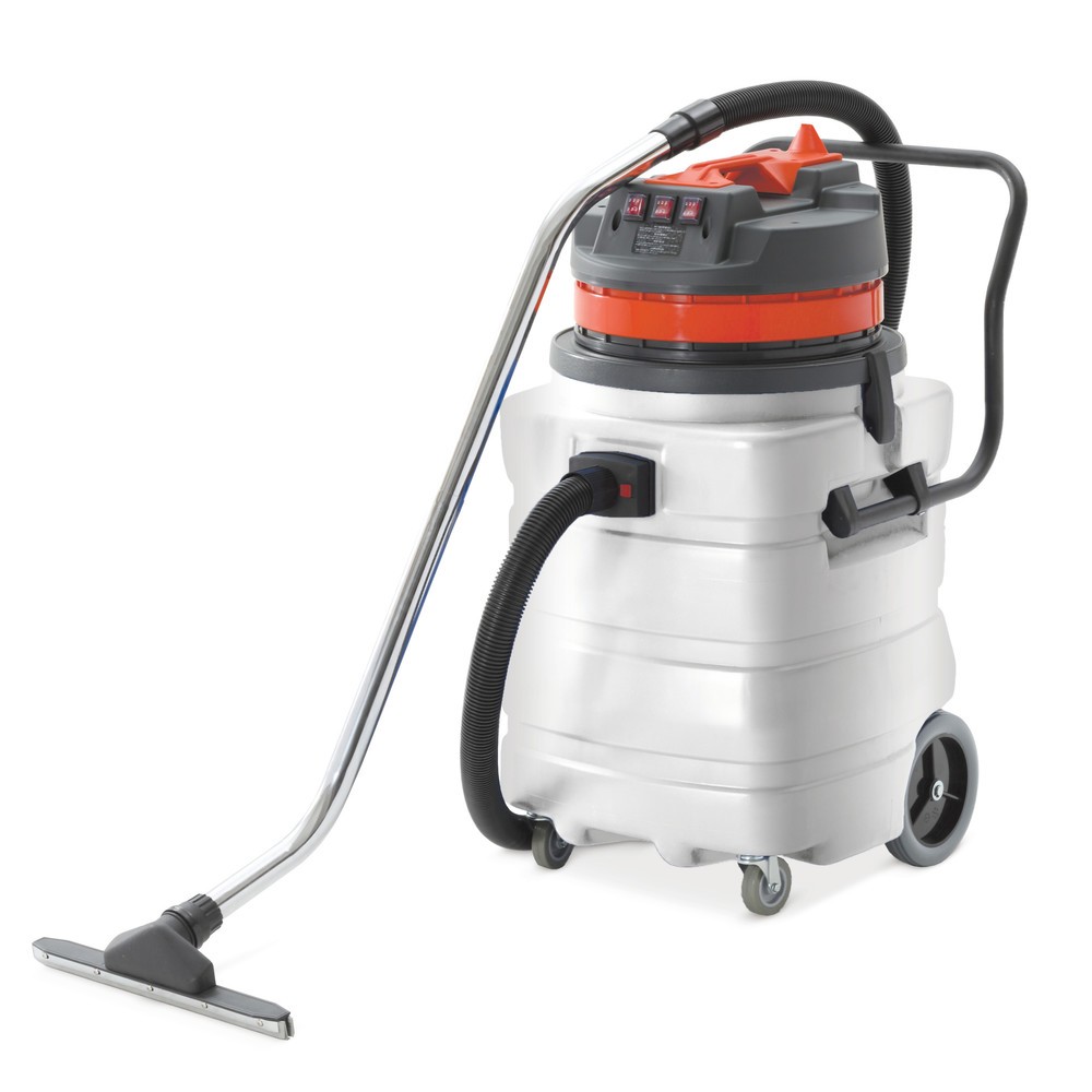 Image of Professionelle Nass- und Trockenreinigung mit dem Industriestaubsauger BASIC Der Industriestaubsauger BASIC, nass + trocken, 3.000 W wird von 3 einzeln zuschaltbaren Motoren angetrieben. Dadurch können Sie die Saugleistung je nach Verschmutzung individuel