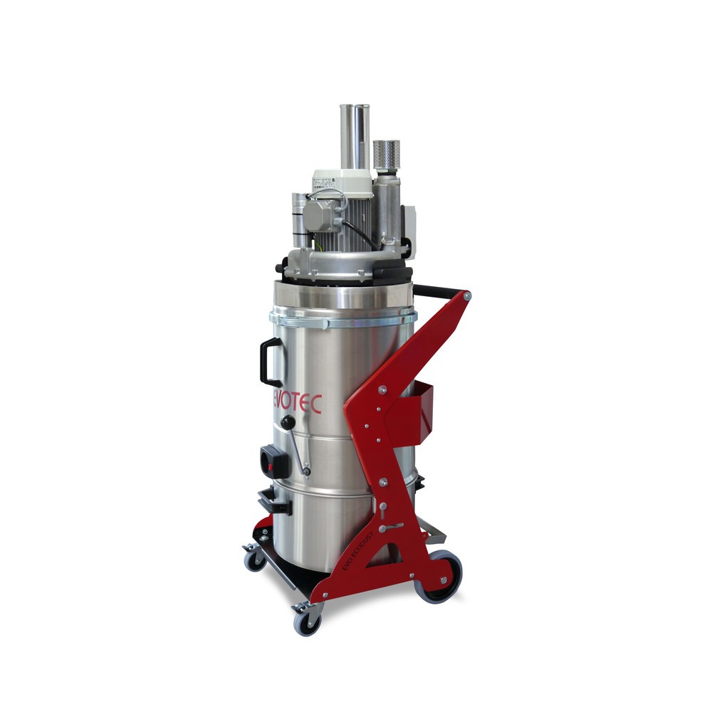 Image of Professionelles Absaugen von Feststoffen und Stäuben im Dauerbetrieb Der Industriestaubsauger ECODust, 1.500 W, IP55 überzeugt mit einer hohen Saugleistung und einem kompakten und modularen Design. Der leistungsstarke Motor arbeitet kraftvoll und zuverläs