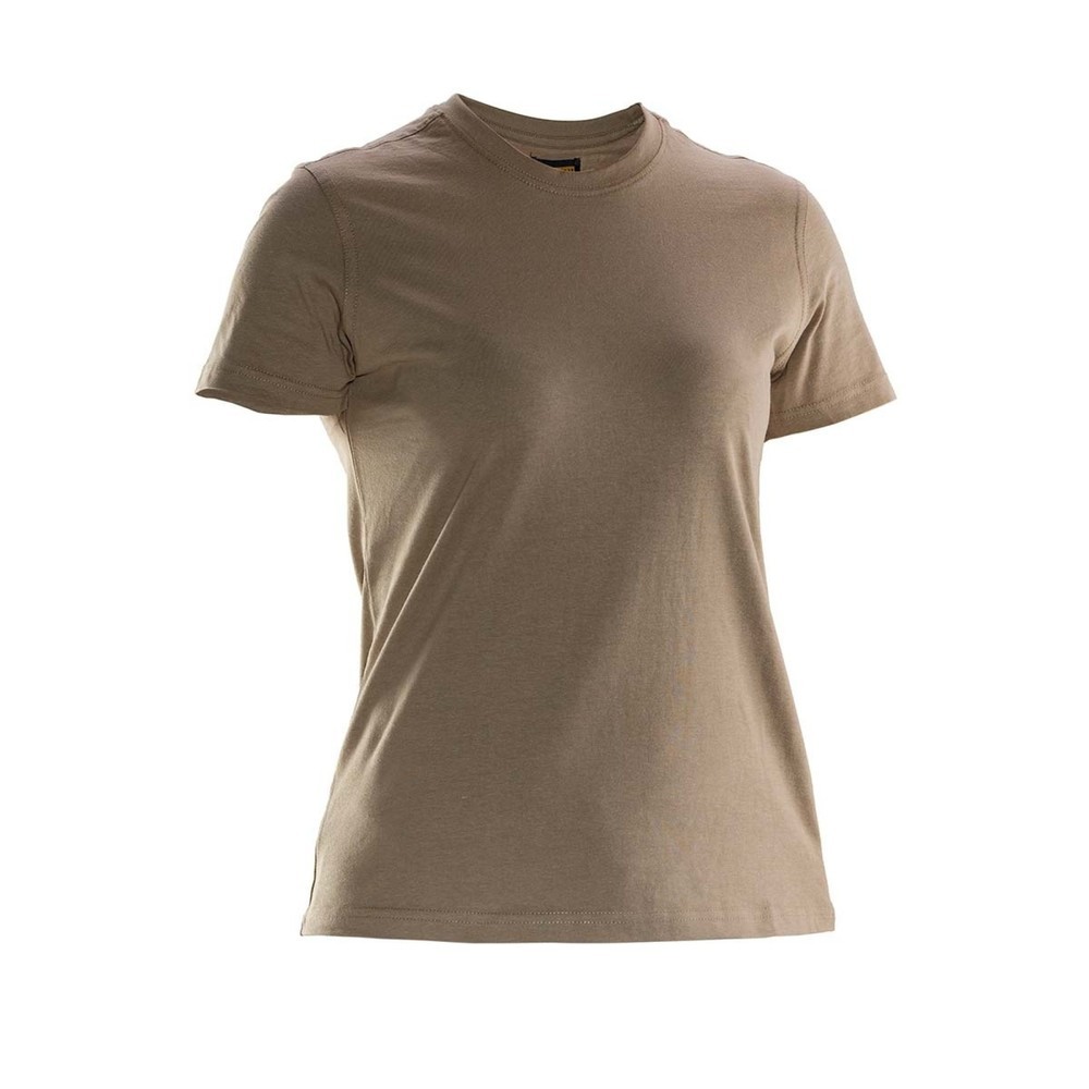 Image of  STANDARD 100 by OEKO-TEX© zertifiziertJobman T-Shirt Damen, khaki, Grösse S Jobman T-Shirt Damen, khaki, Grösse S