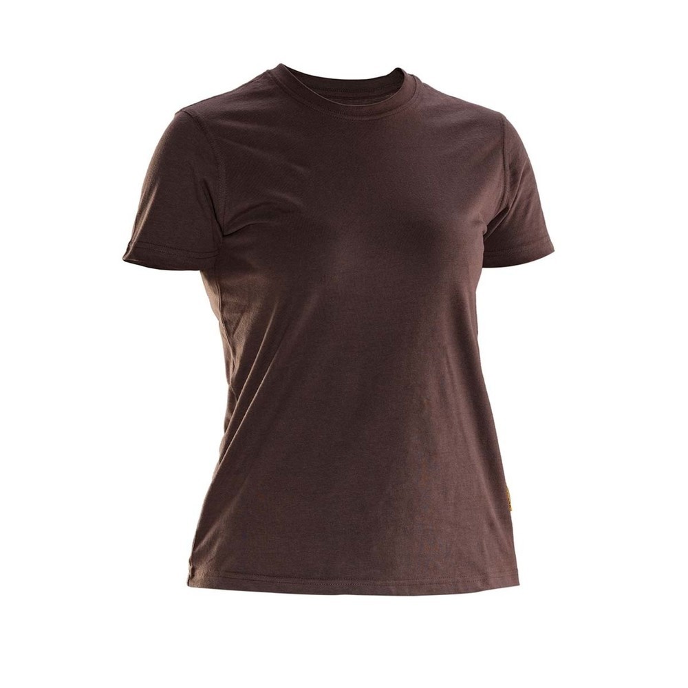Image of  STANDARD 100 by OEKO-TEX© zertifiziertJobman T-Shirt Damen, braun, Grösse L Jobman T-Shirt Damen, braun, Grösse L
