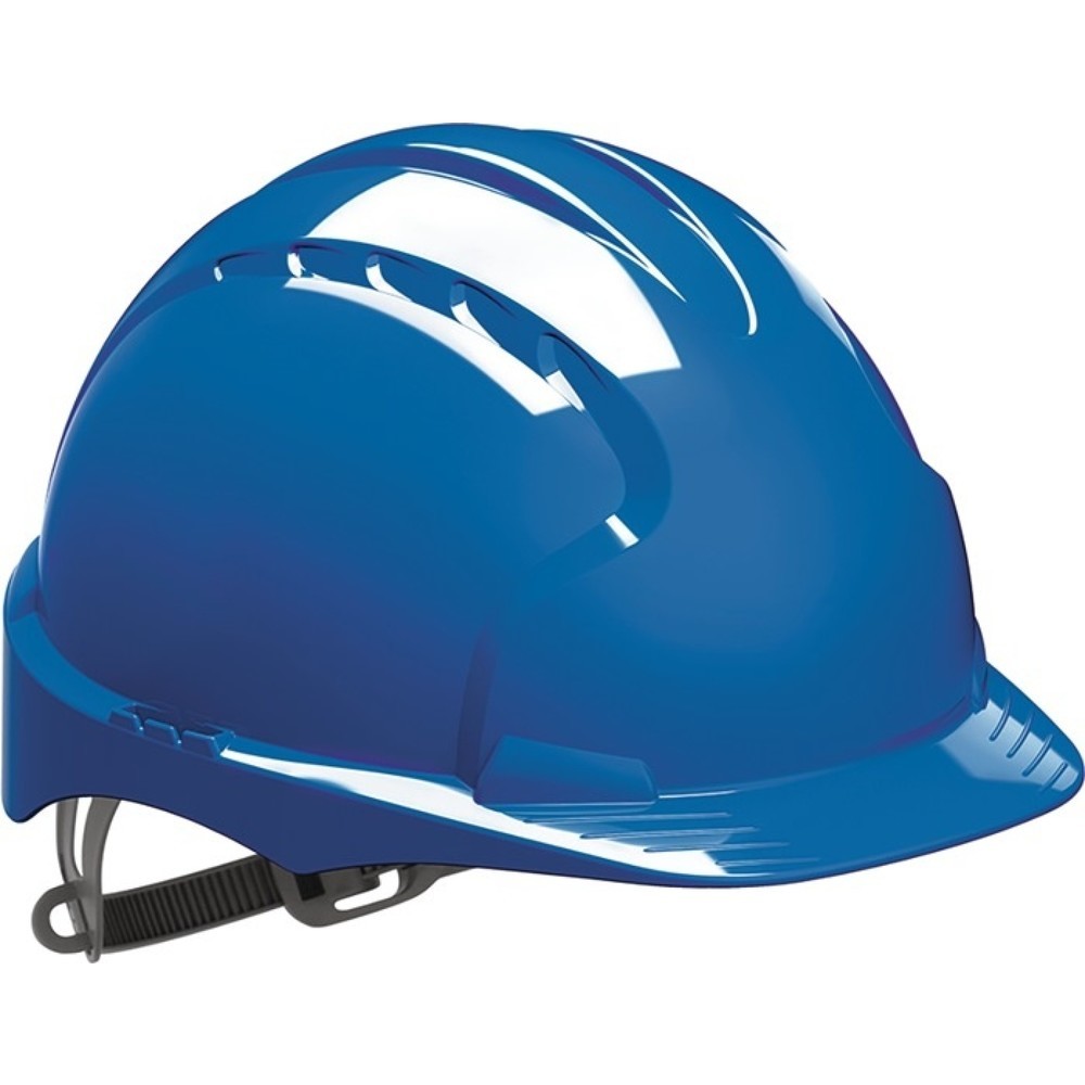 Image of  Gewicht ca.: 402gJSP Schutzhelm EVO®2, HDPE, blau, EN 397 JSP Schutzhelm EVO®2, HDPE, blau, EN 397