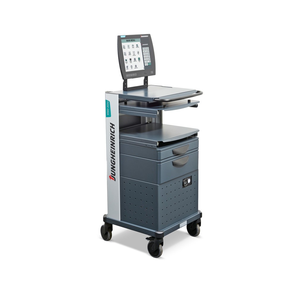 Image of Mobiler Arbeitsplatz mit wartungsfreier Lithium-Ionen-Batterie für langlebigen Einsatz Ob im Wareneingang oder Warenausgang, bei der Kommissionierung oder Inventur: Im gesamten Lagerumfeld erfassen Sie permanent Daten, um Ihr Warenwirtschaftssystem aktuel