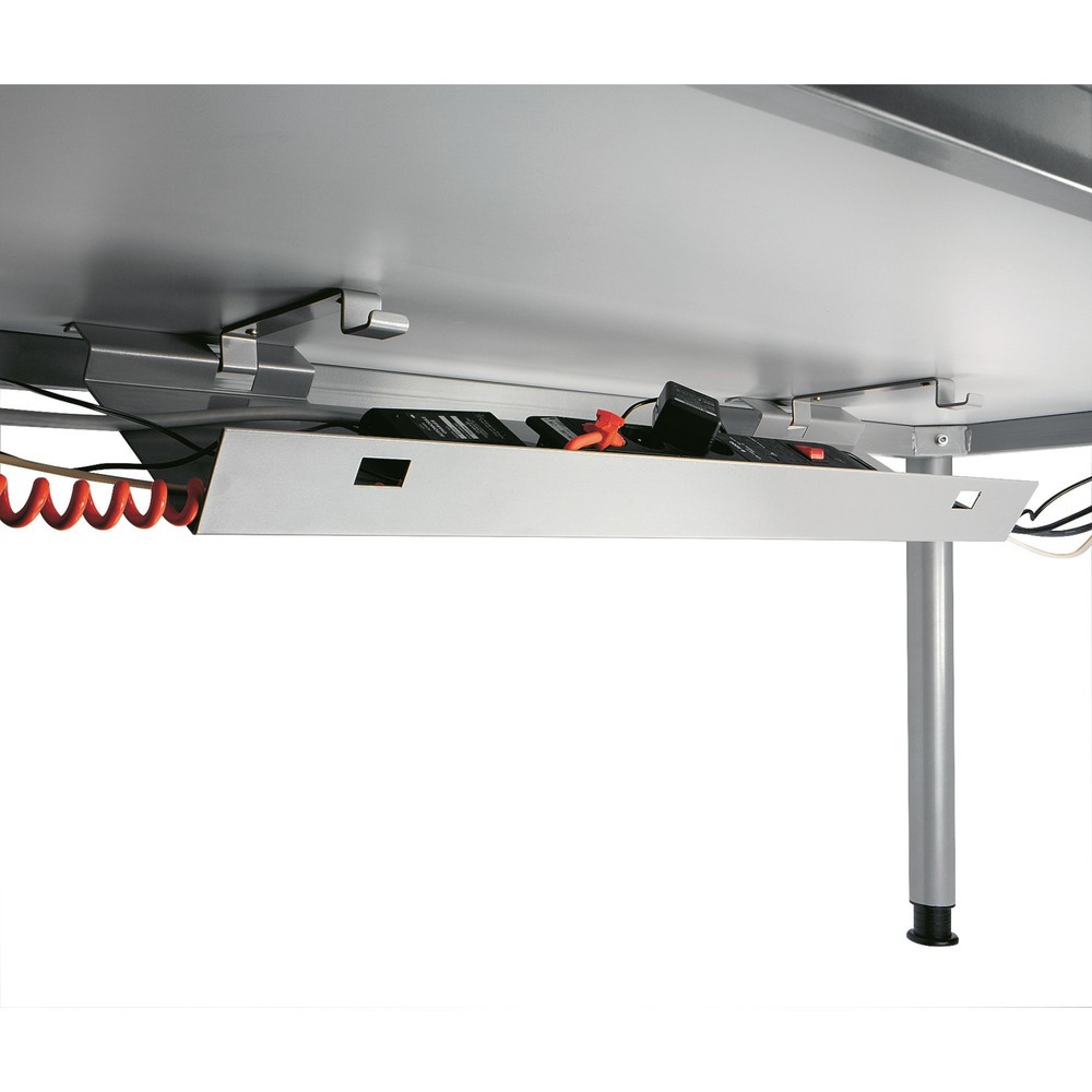 Image of  Zerlegter Anlieferzustand, einfache und schnelle MontageKabelkanal für Schreibtisch, Länge 900 mm Kabelkanal für Schreibtisch, Länge 900 mm