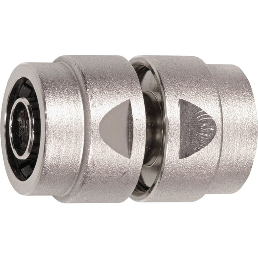 Image of  Messing vernickelt Lieferung auf Blisterkarte für SB-WandKARASTO Schlauchverbinder GEKA plus Schlauchverbinder, Messing vernickelt Schlauchgrösse 19 mm, SB KARASTO Schlauchverbinder GEKA plus Schlauchverbinder, Messing vernickelt Schlauchgrösse 19 mm, SB