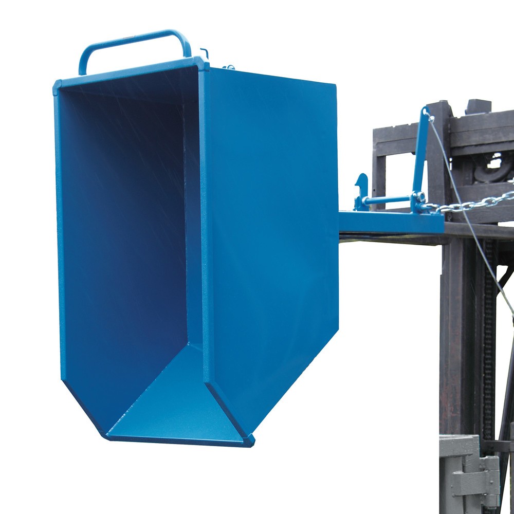 Image of Der Kippbehälter fetra® erleichtert den Abtransport von Schutt und Wertstoffen Der Kippbehälter fetra® mit Rollen und Zugseilentriegelung überzeugt durch einen innovativen Selbstkippmechanismus. Entleeren Sie den Schuttbehälter mit Einfahrtaschen durch da