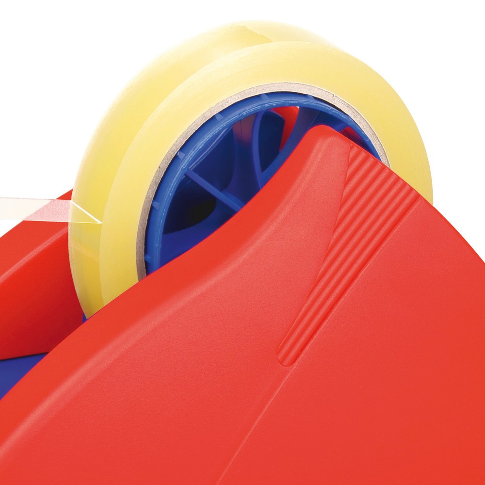 Image of Universell einsetzbar – das Klebeband aus PVC für den Tischabroller tesa® 57422 In Kombination mit dem passenden Tischabroller ist das Klebeband tesa® auch mit einer Hand leicht abzurollen. Verwenden Sie das universell einsetzbare Klebeband zum Verpacken 