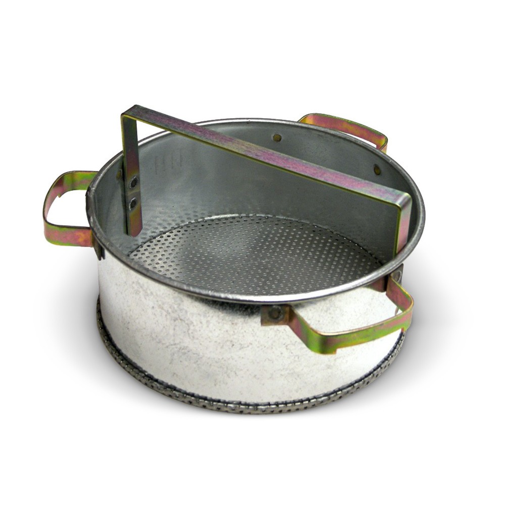 Image of Einfache Reinigung mit dem Kleinteile-Gefäss Justrite® In Kombination mit den Wasch- und Tauchbehältern von Justrite® ist dieses Kleinteilebehältnis ein sauberes und funktionales Reinigungshilfsmittel für Kleinteile unterschiedlichster Art. Sie tauchen de